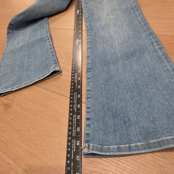 Frame Le Crop Mini Boot Jeans Clearwater Blue High Rise LCMB630 Size 25 - Picture 9 of 12